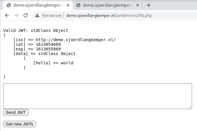 Signature verification successful.
